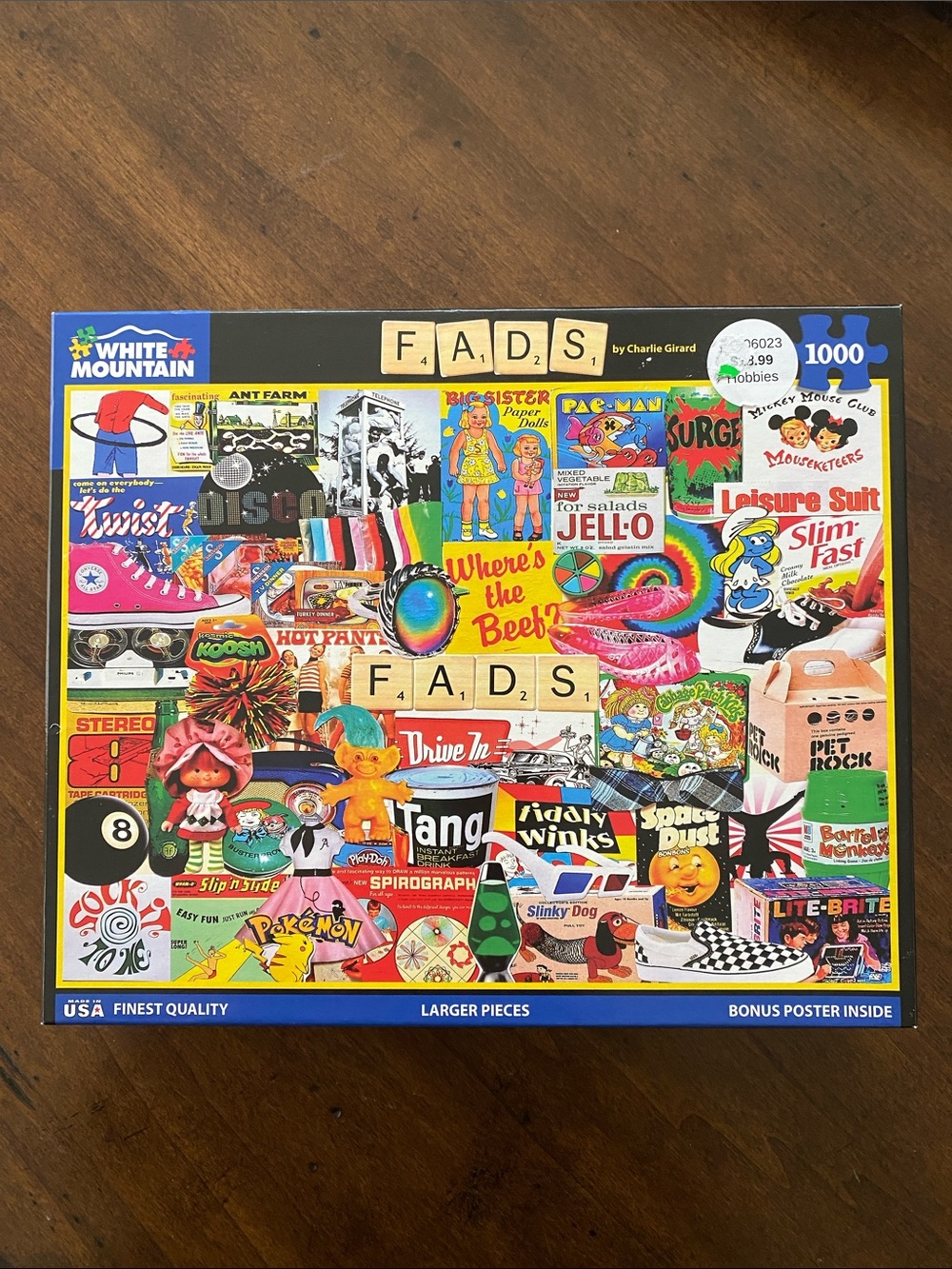 White Mountain • Fads • 1000-Piece Puzzle